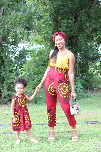 African Print "Zuzu" kids dress