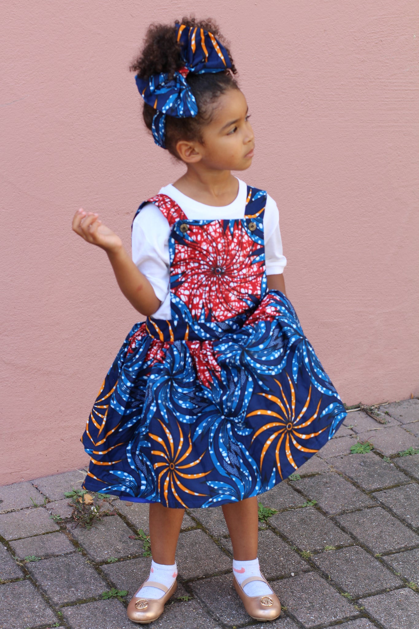 African print Dungaree "Blue Star" Jossydy African print Dungaree "Blue Star" Jossydy