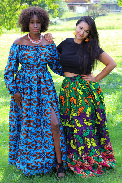 African print "Lala" maxi skirt