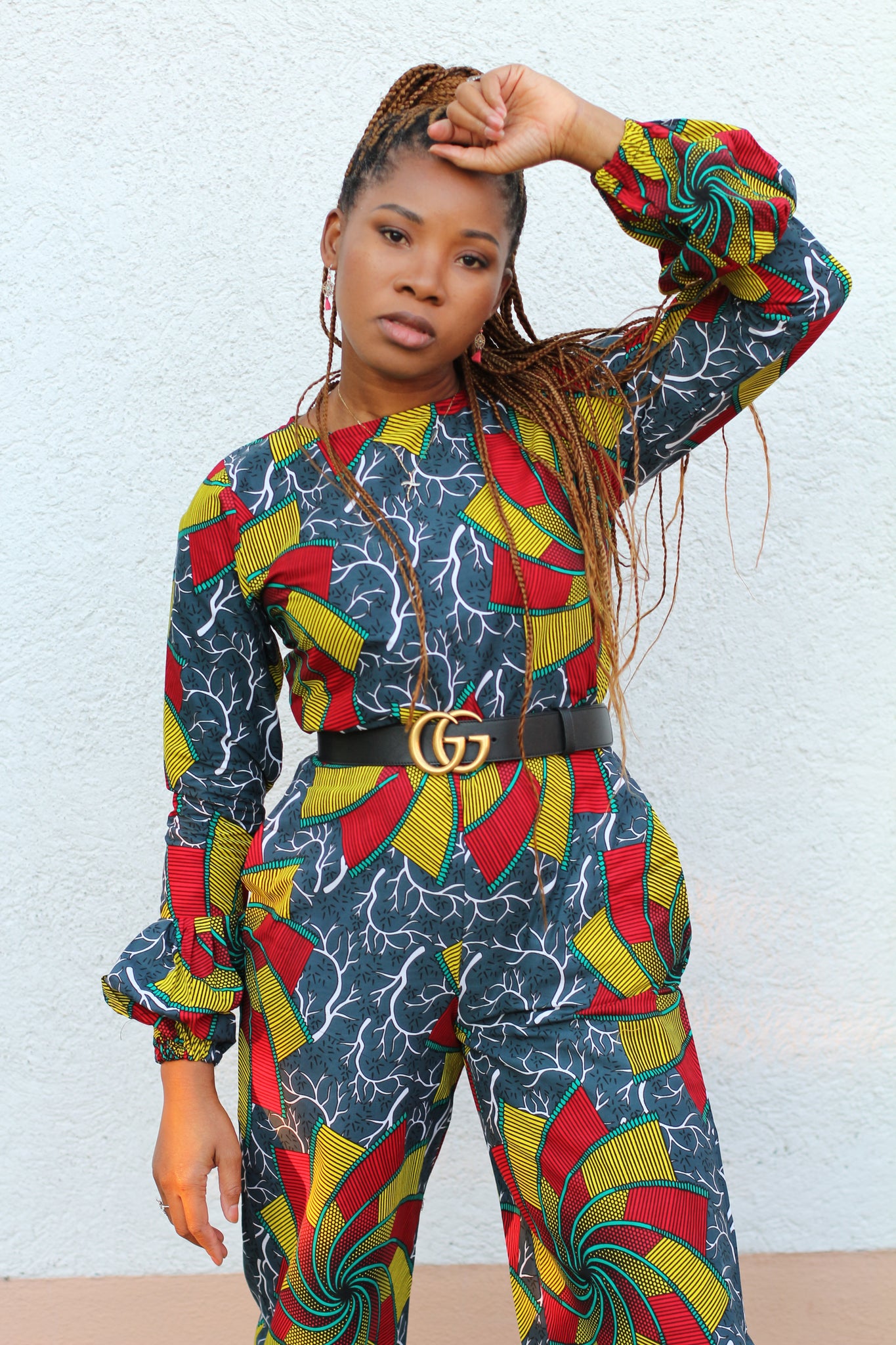 Women's African floral print jumpsuit | eBay