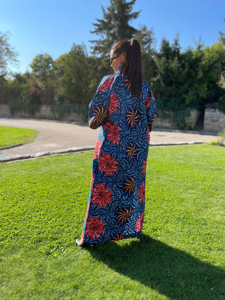 African Print Kimono "Flory"