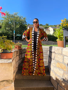 Kimono "Gorgie" / African Print / Multi colour