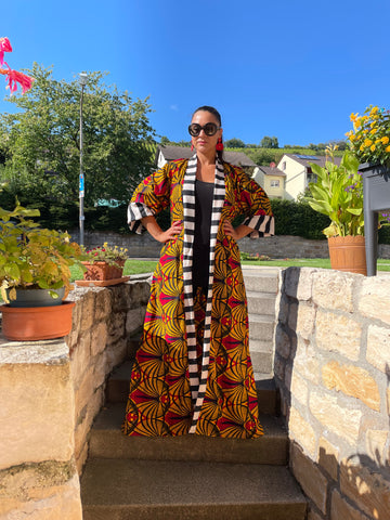 Kimono "Gorgie" / African Print / Multi colour